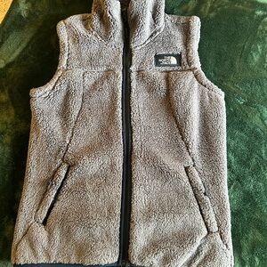 The North Face Kids Charcoal Fleece Vest